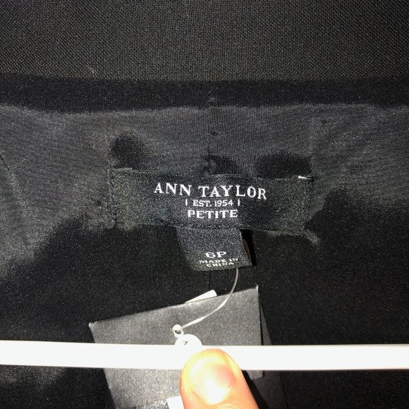 NWT Ann Taylor Black Blazer & Embellished Buttons - Picture 2 of 7